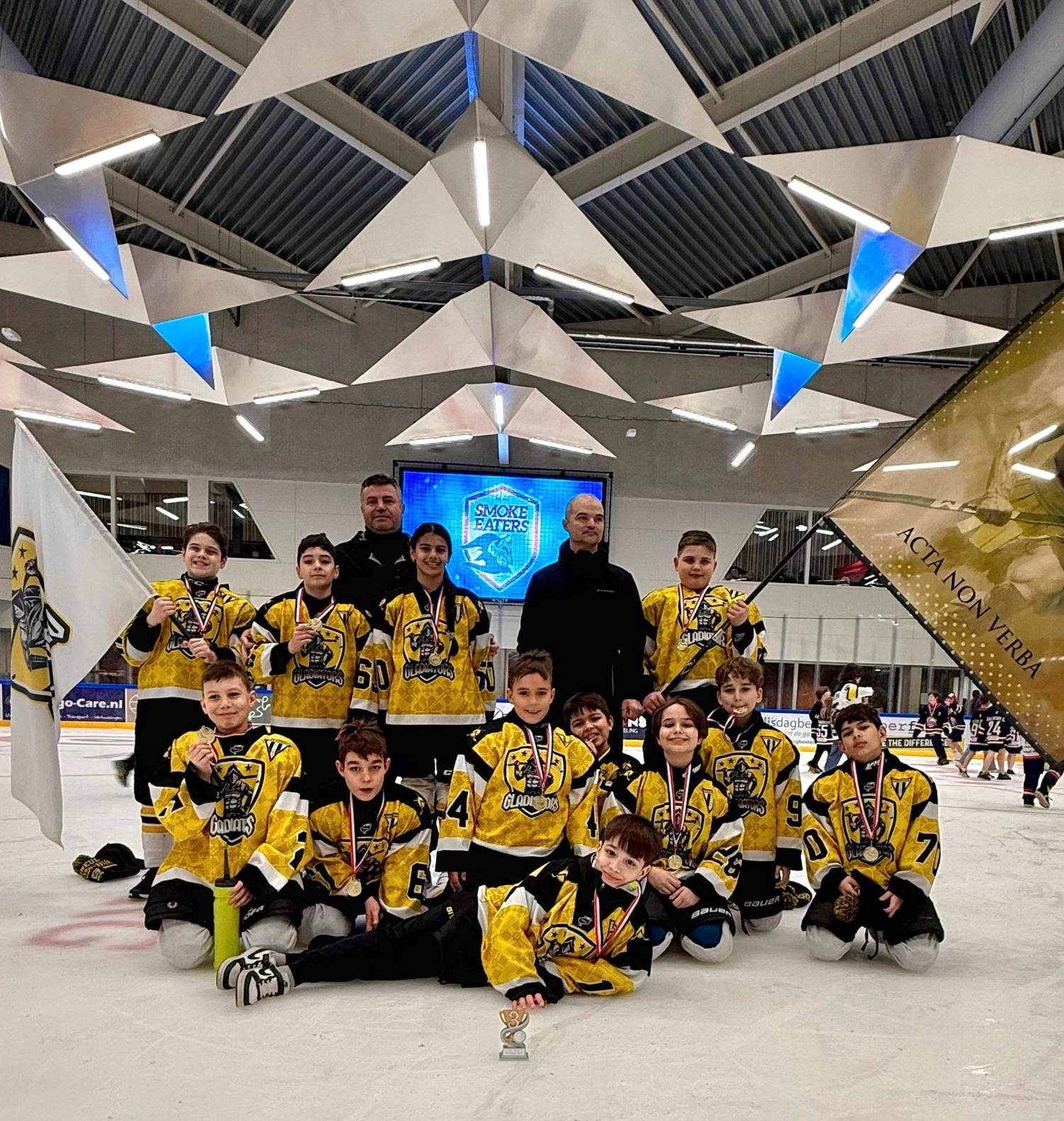 Hocheiştii de la „Gladiators” Dunărea Galați, pe podium în Olanda