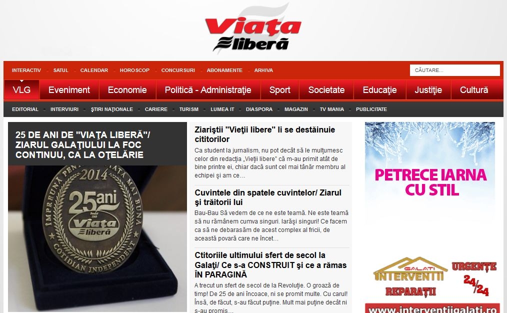 "Viaţa liberă" răspunde la telefon şi de sărbători