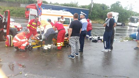 UPDATE. Teribil accident de circulație la intrarea în Galați. O persoană a murit