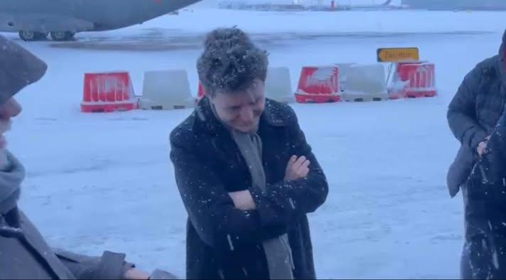 De Sfântul Avion, la Paris a nins cu omăt