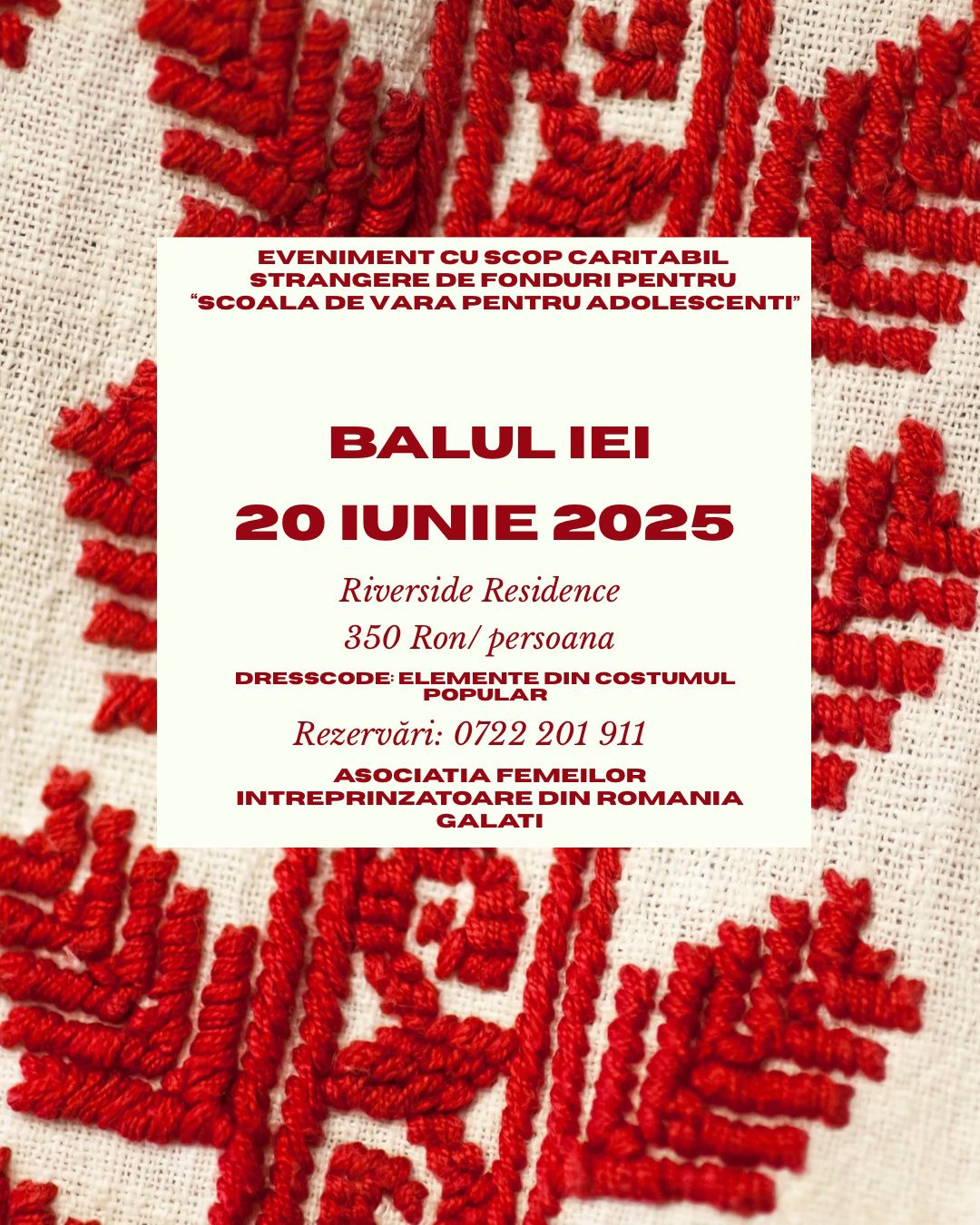 Eveniment caritabil în ie