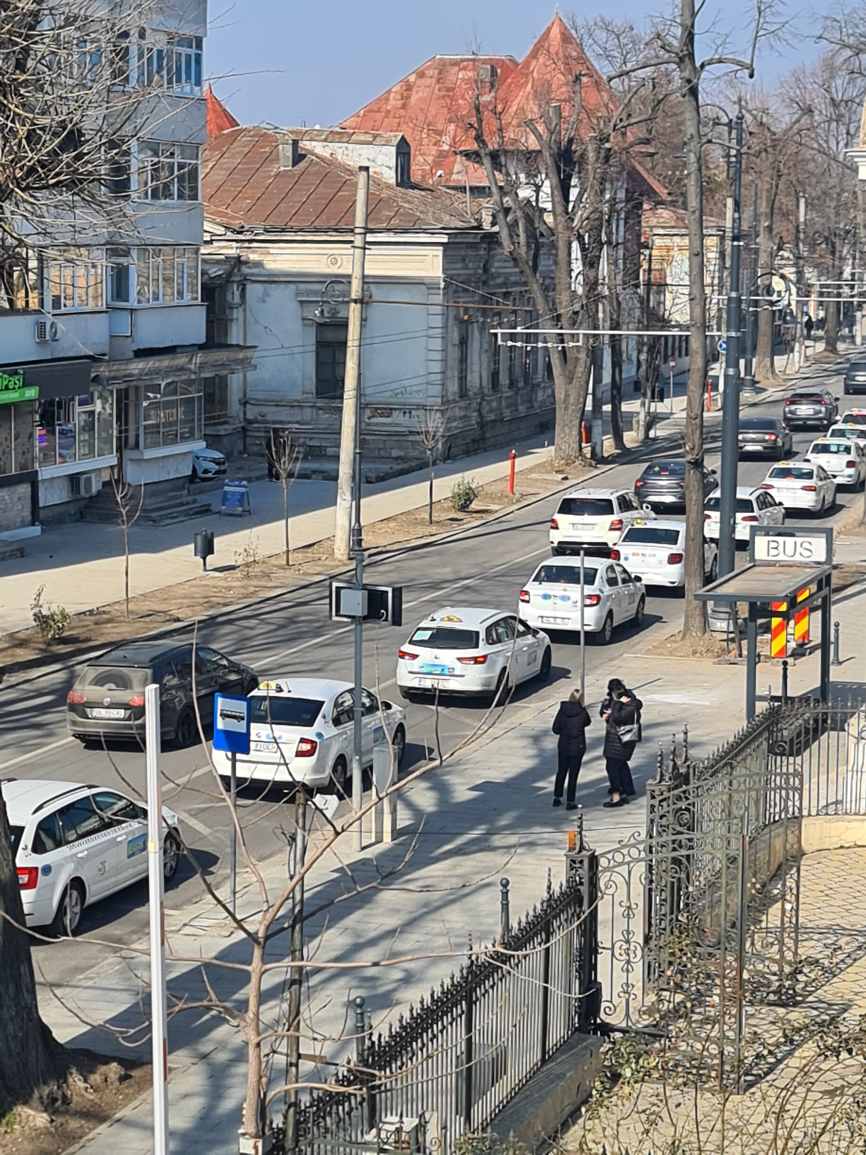 Taximetriștii din Galaţi, încă o zi de proteste