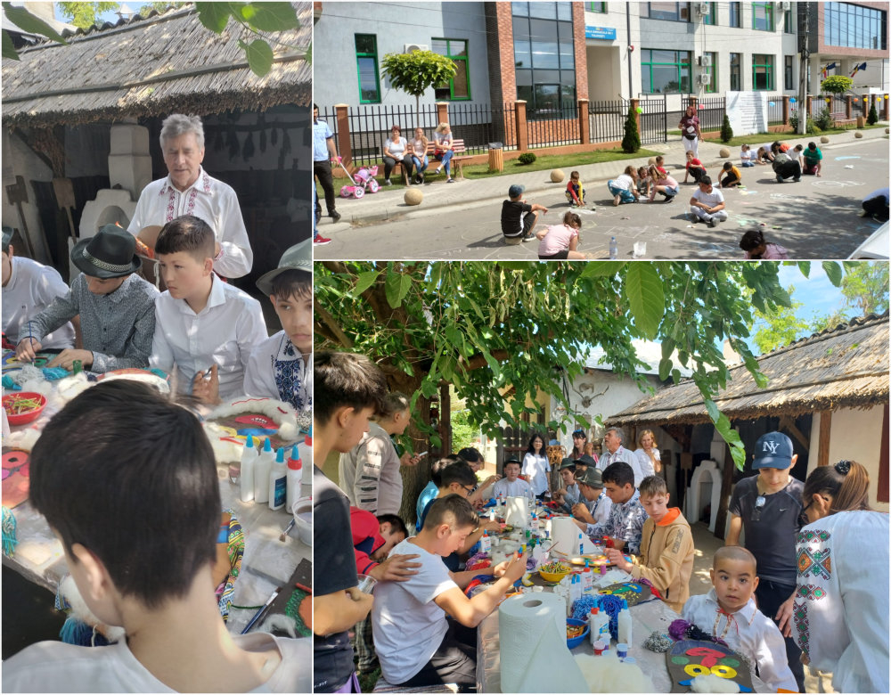 De la tobogane gonflabile, la măşti tradiţionale, bucurii pentru toţi copiii