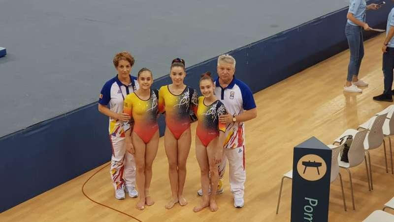 Argint pentru echipa de gimnastică