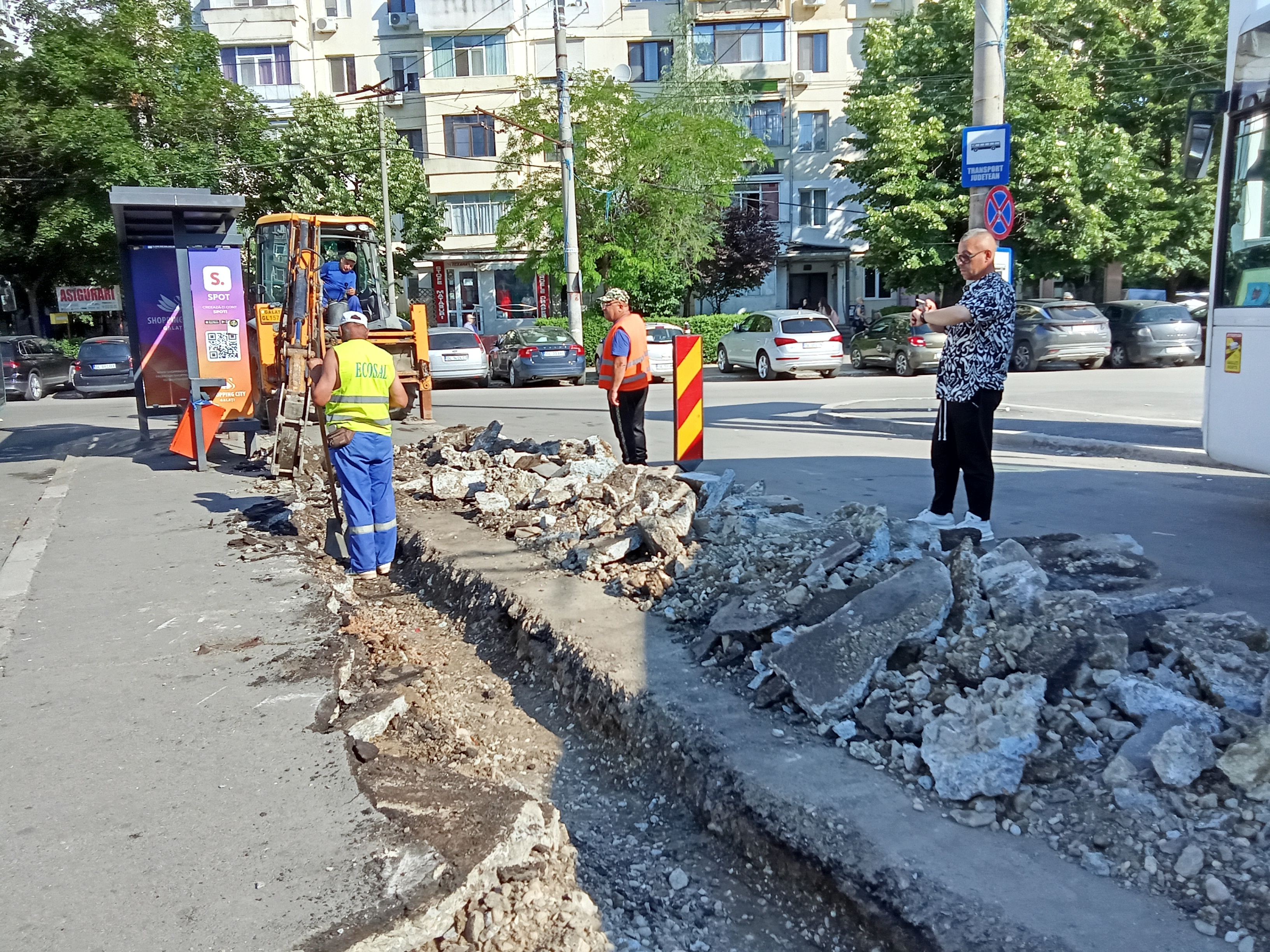Cine și pentru ce intervine la capătul de linie Transurb din Micro 19