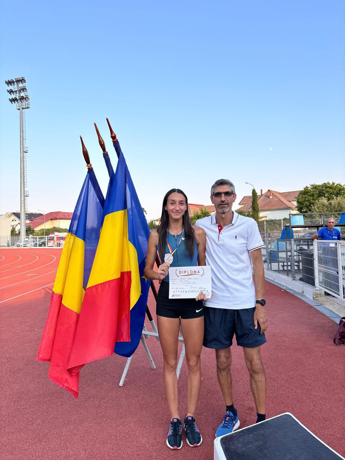 Rebecca Ciocan, vicecampioană la 800 m. Din sportul gălăţean