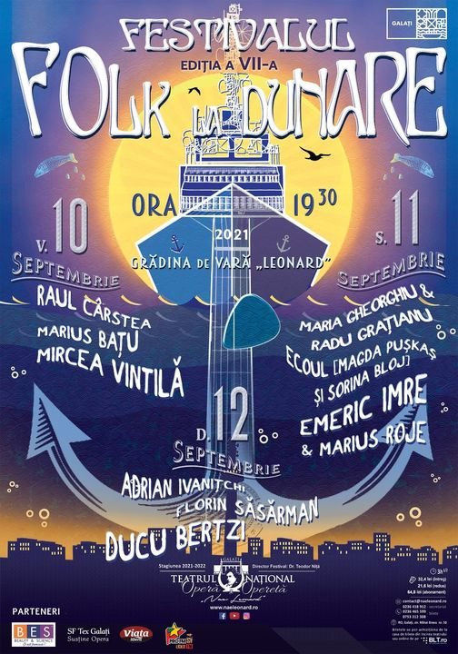 Mircea Vintilă, Emeric Imre şi Ducu Bertzi vin la „Folk la Dunăre”