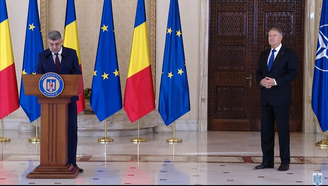 Marcel Ciolacu, desemnat premier de președintele Klaus Iohannis