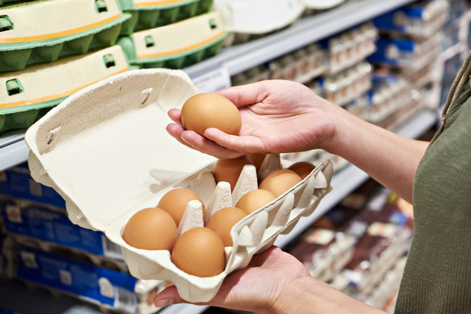 Criză temporară de ouă în magazine