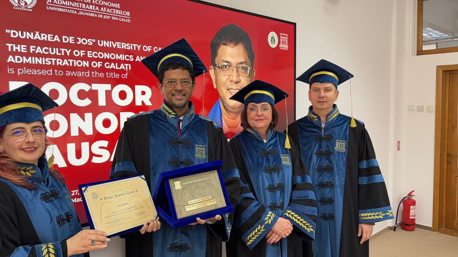 O personalitate a economiei mondiale, la Galați