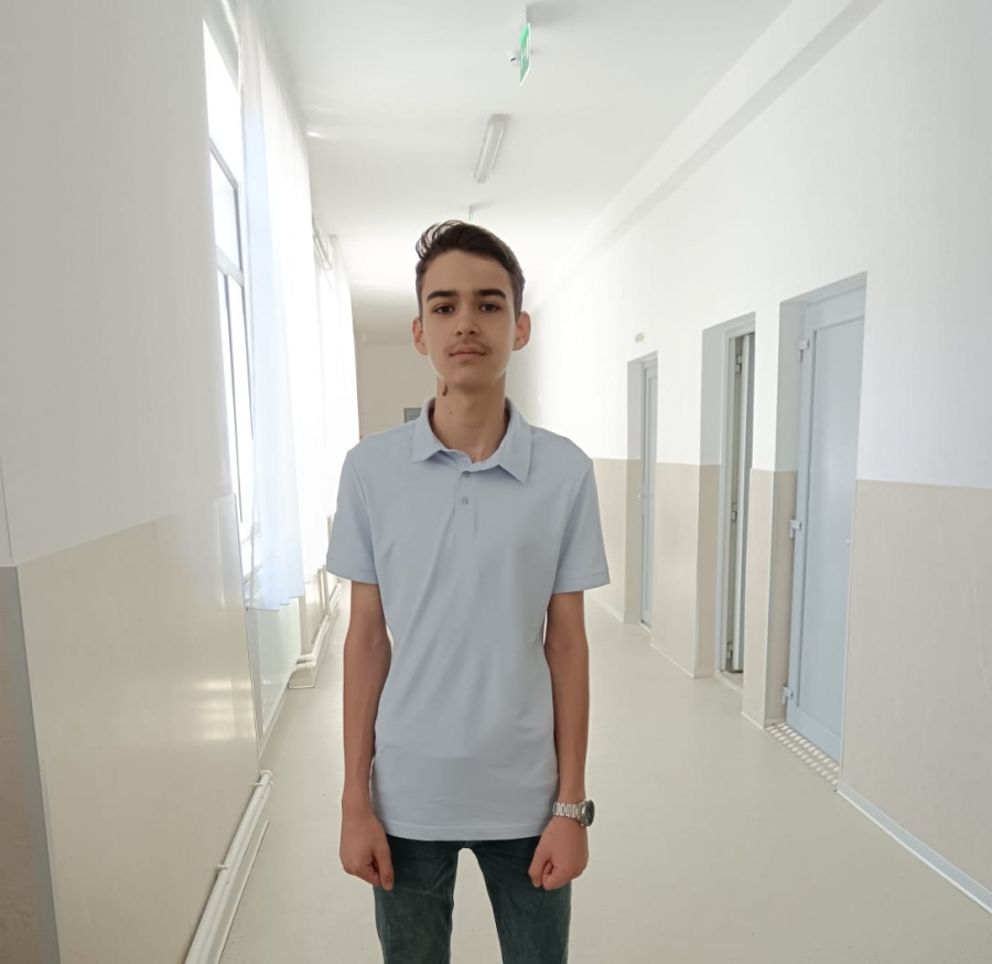 Ștefan Purice, gimnazistul de 10 al Galațiului. Singura medie maximă la Evaluarea Națională, la Școala Nr. 28