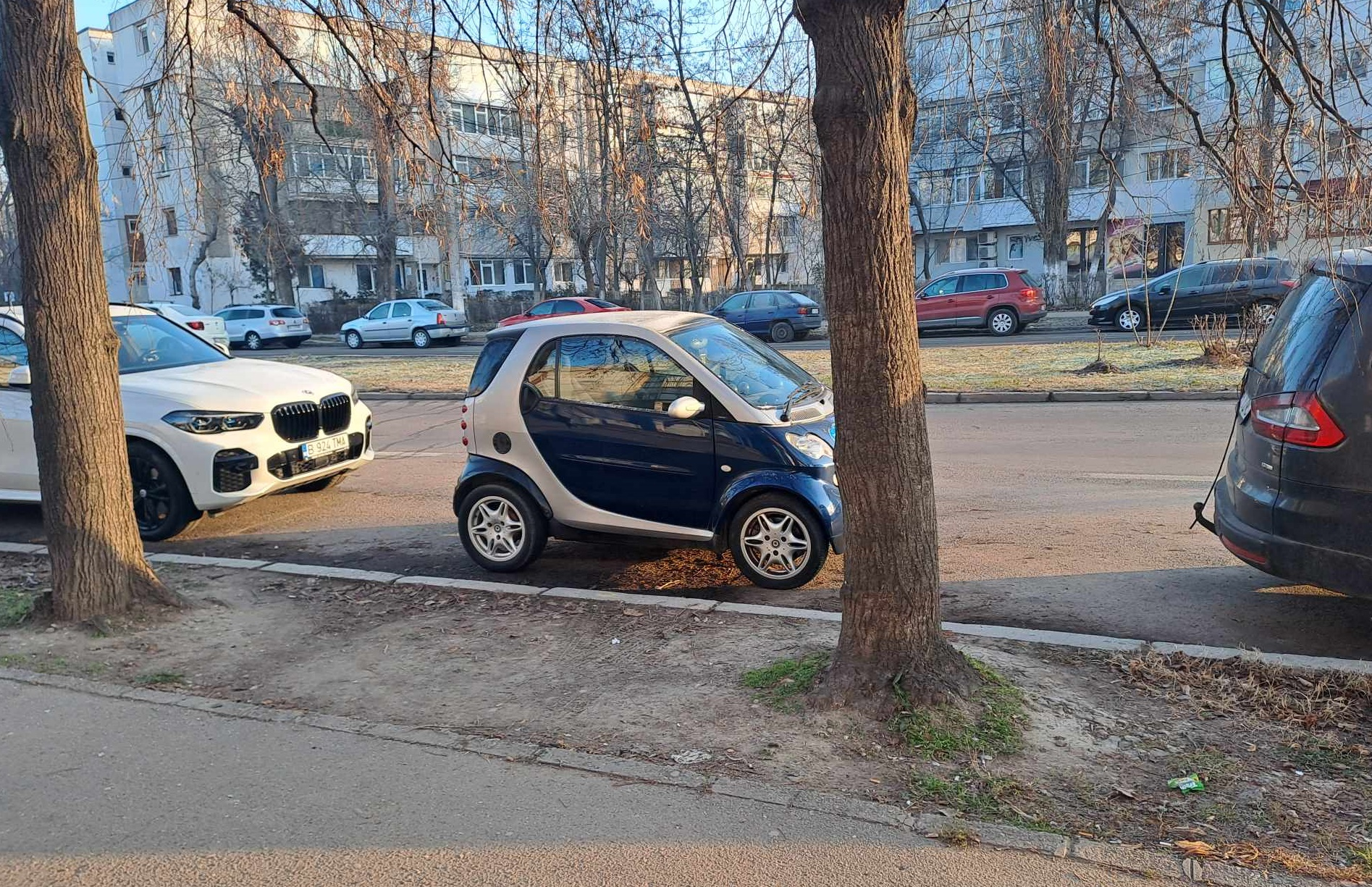 Poza zilei. Nu parcările sunt puţine, ci maşinile sunt prea mari!