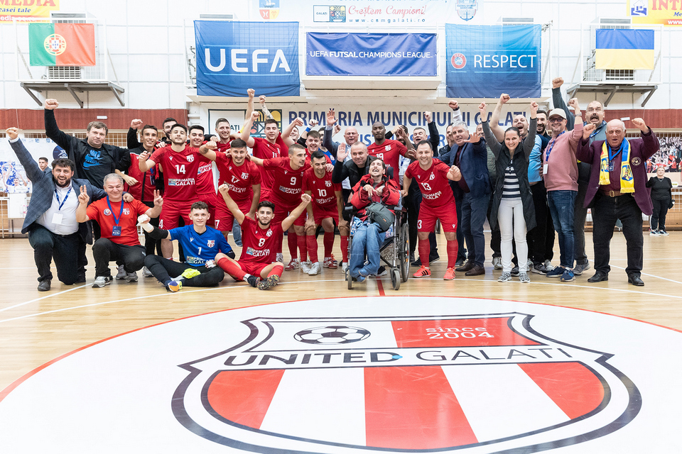 FUTSAL. Gălățenii merg mai departe în Liga Campionilor
