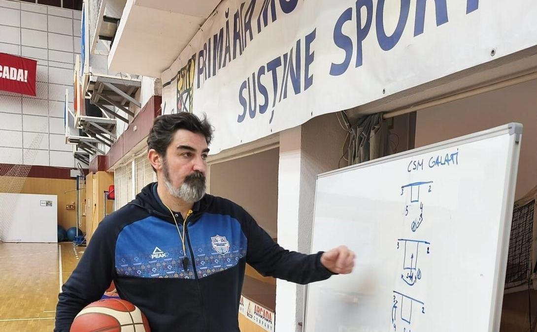 Antrenorul echipei gălăţene de baschet, în presa spaniolă