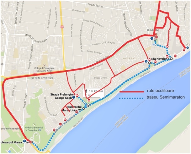 ATENŢIE, ŞOFERI! Cinci străzi sunt închise duminică