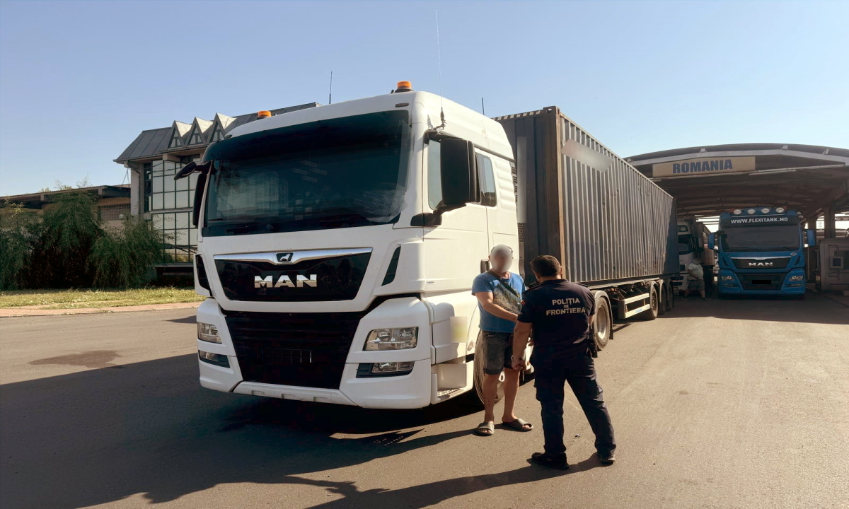 Șofer mincinos prins la frontieră