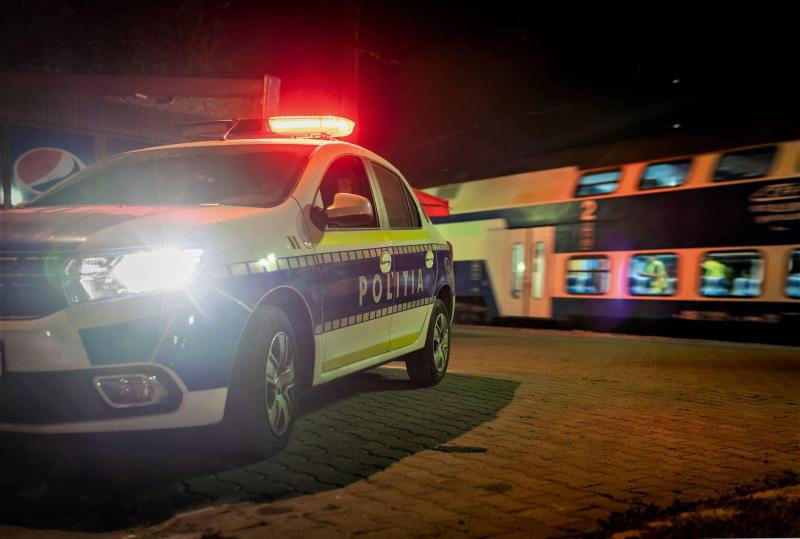 Mașină de poliție, furată din parcare, la Sibiu