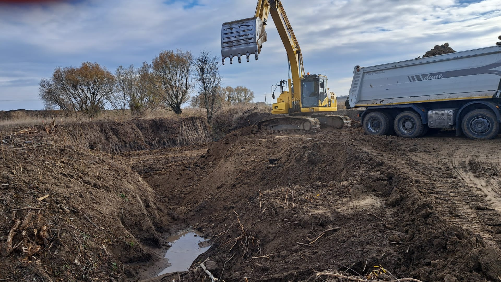 Se lucrează pentru reducerea riscului la inundații în Tecuci
