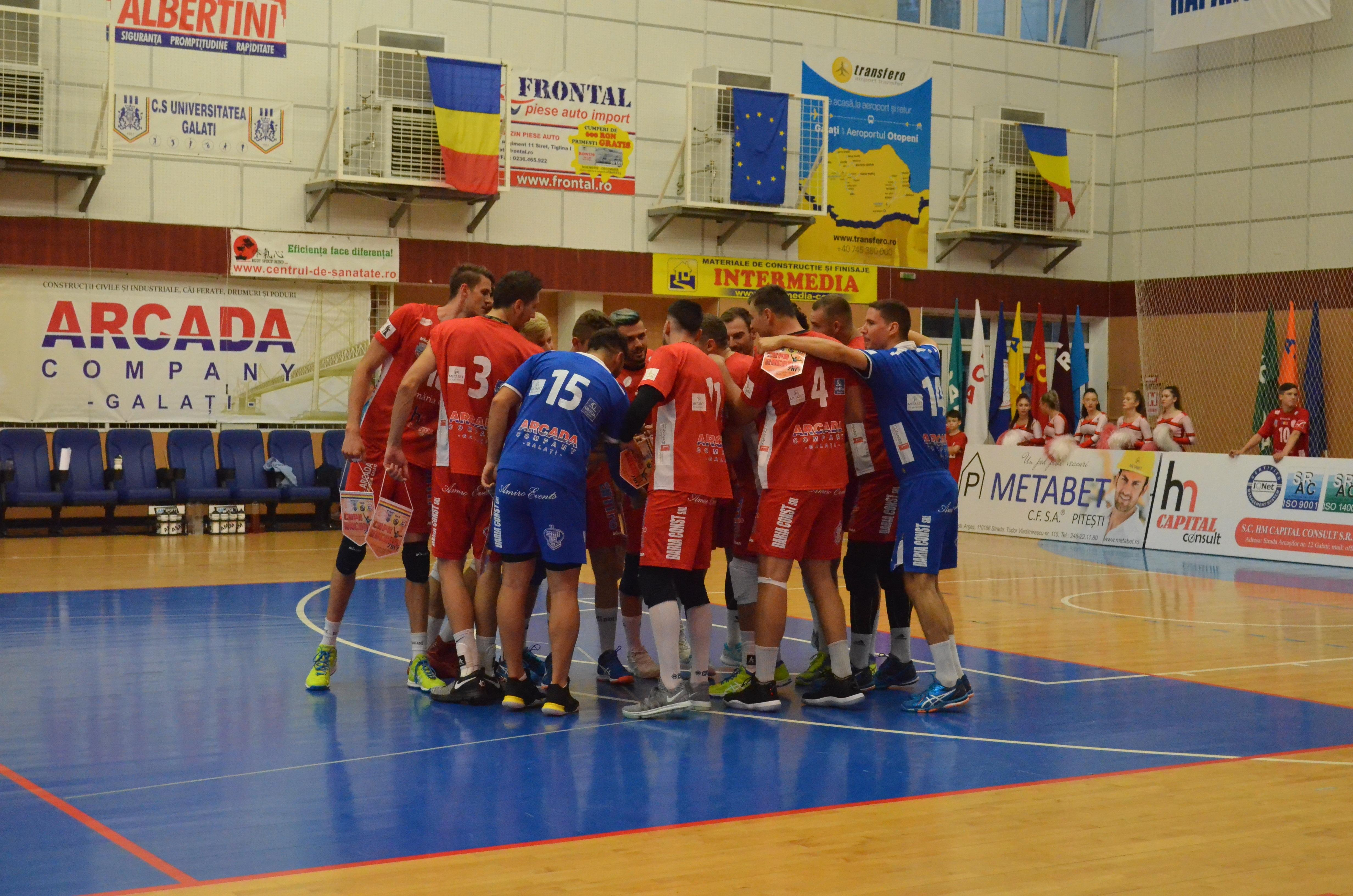 VOLEI | Arcada va susţine, mâine, primul meci oficial