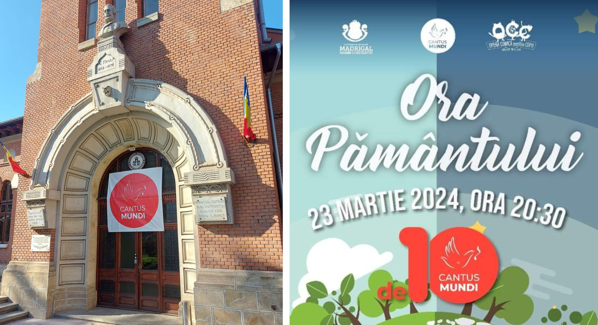 La Ora Pământului se cântă şi în Galaţi! Colegiul „Costache Negri”, pe harta „Cantus Mundi”