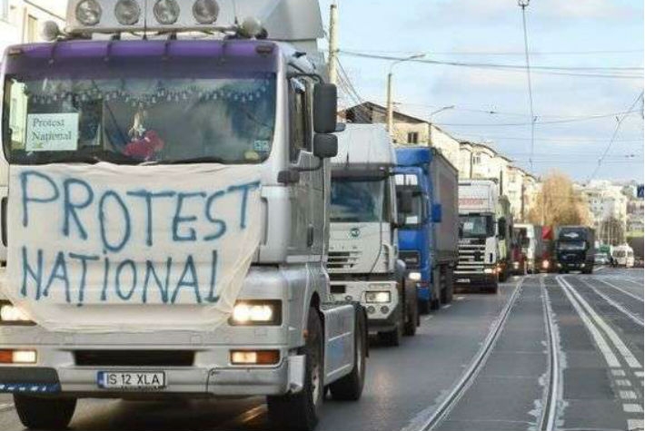 Proteste în toate marile oraşe | Nici transportatori nu mai are Galaţiul?