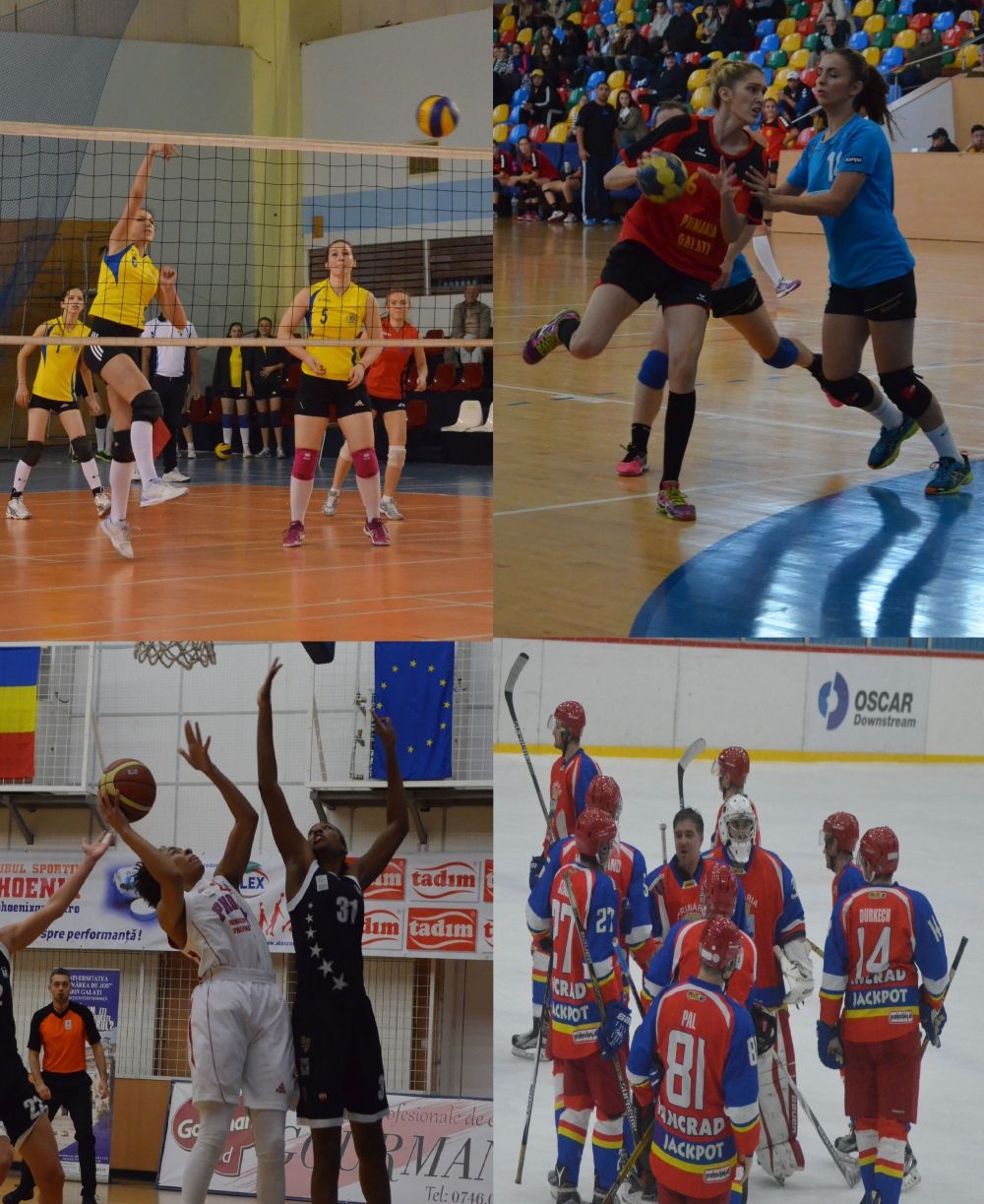 Prima sâmbătă plină din 2016/ PATRU meciuri la Galaţi
