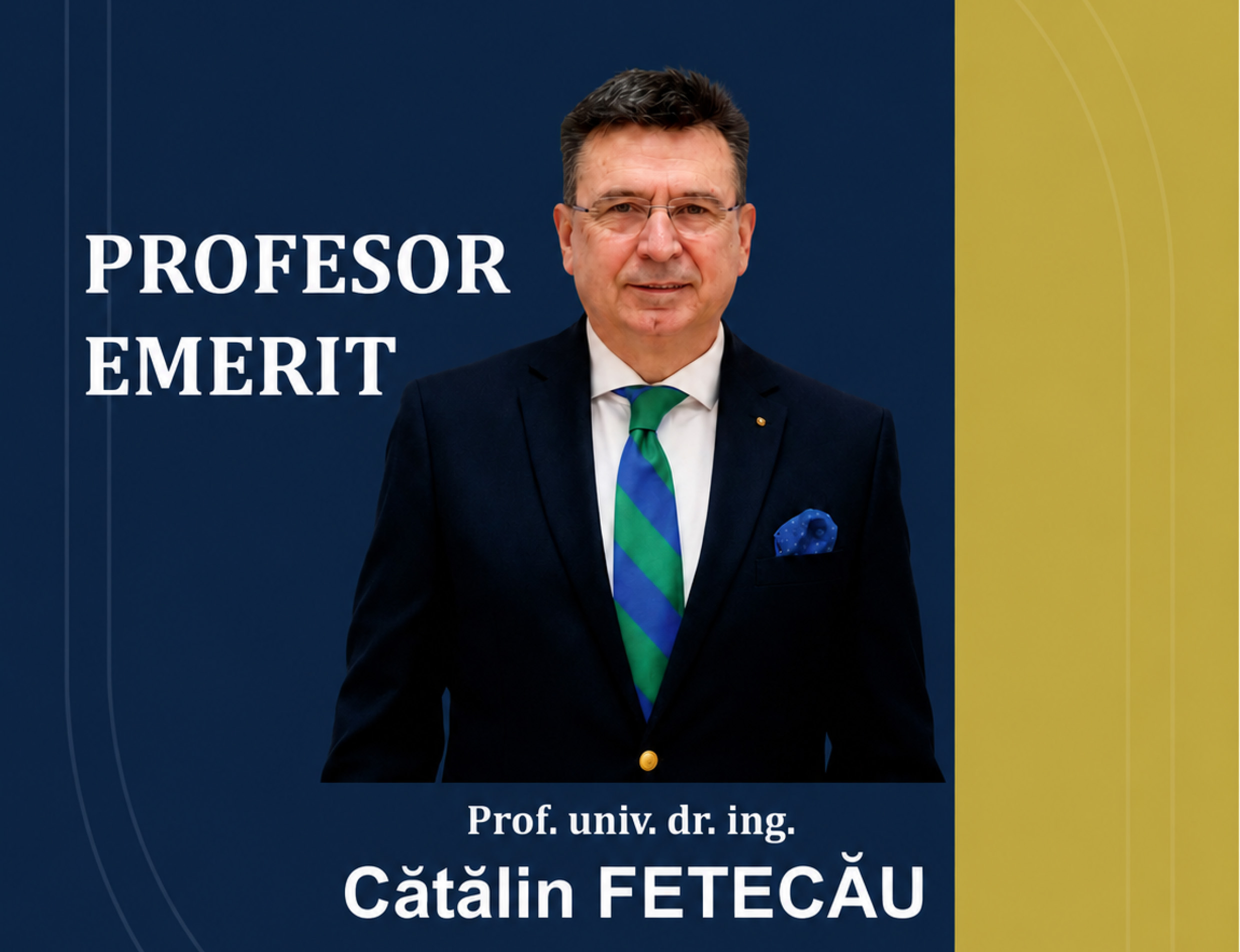 Distincție academică pentru profesorul Cătălin Fetecău