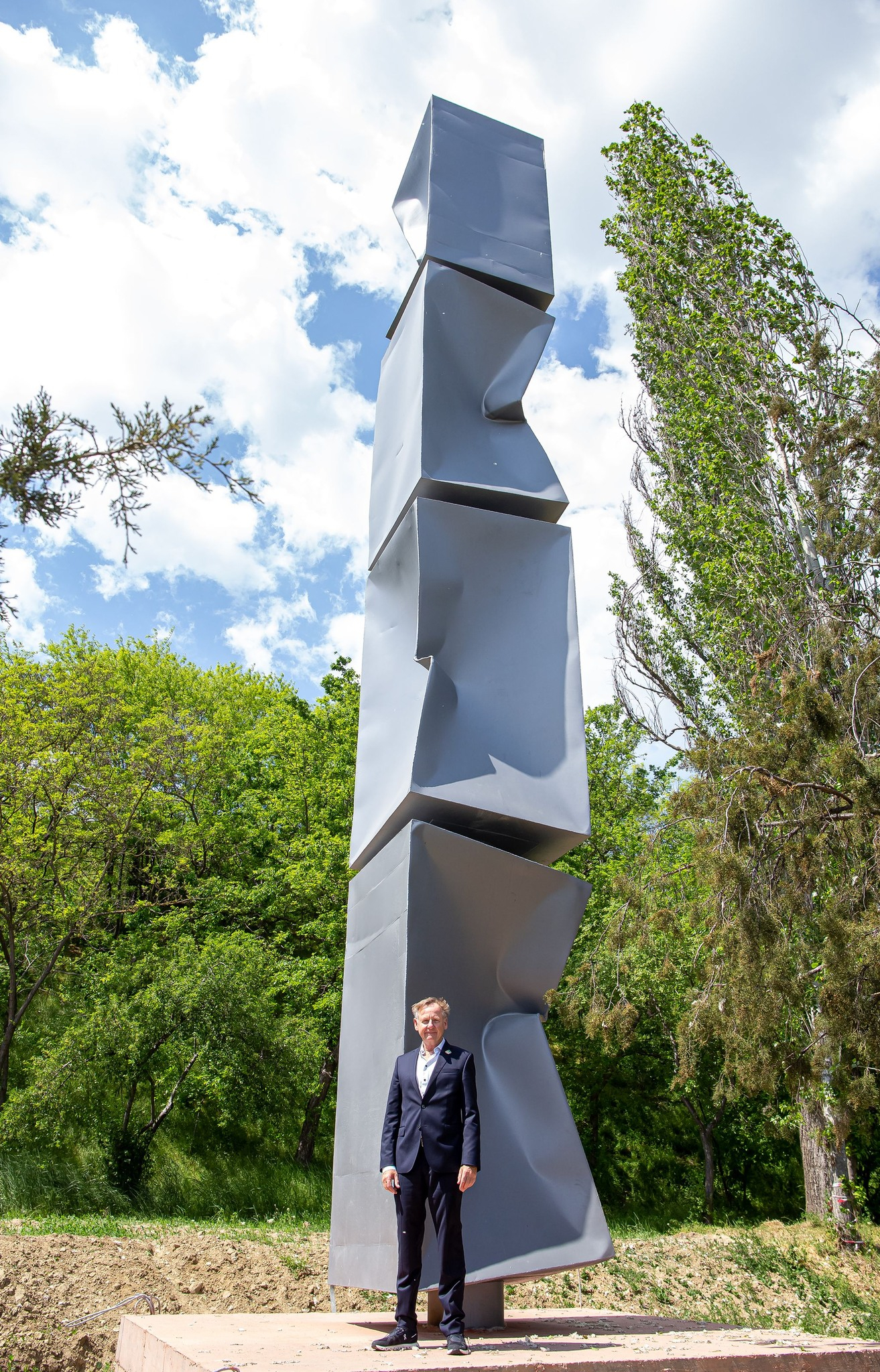 Fiul sculptorului Ewerdt Hilgemann, la Galaţi