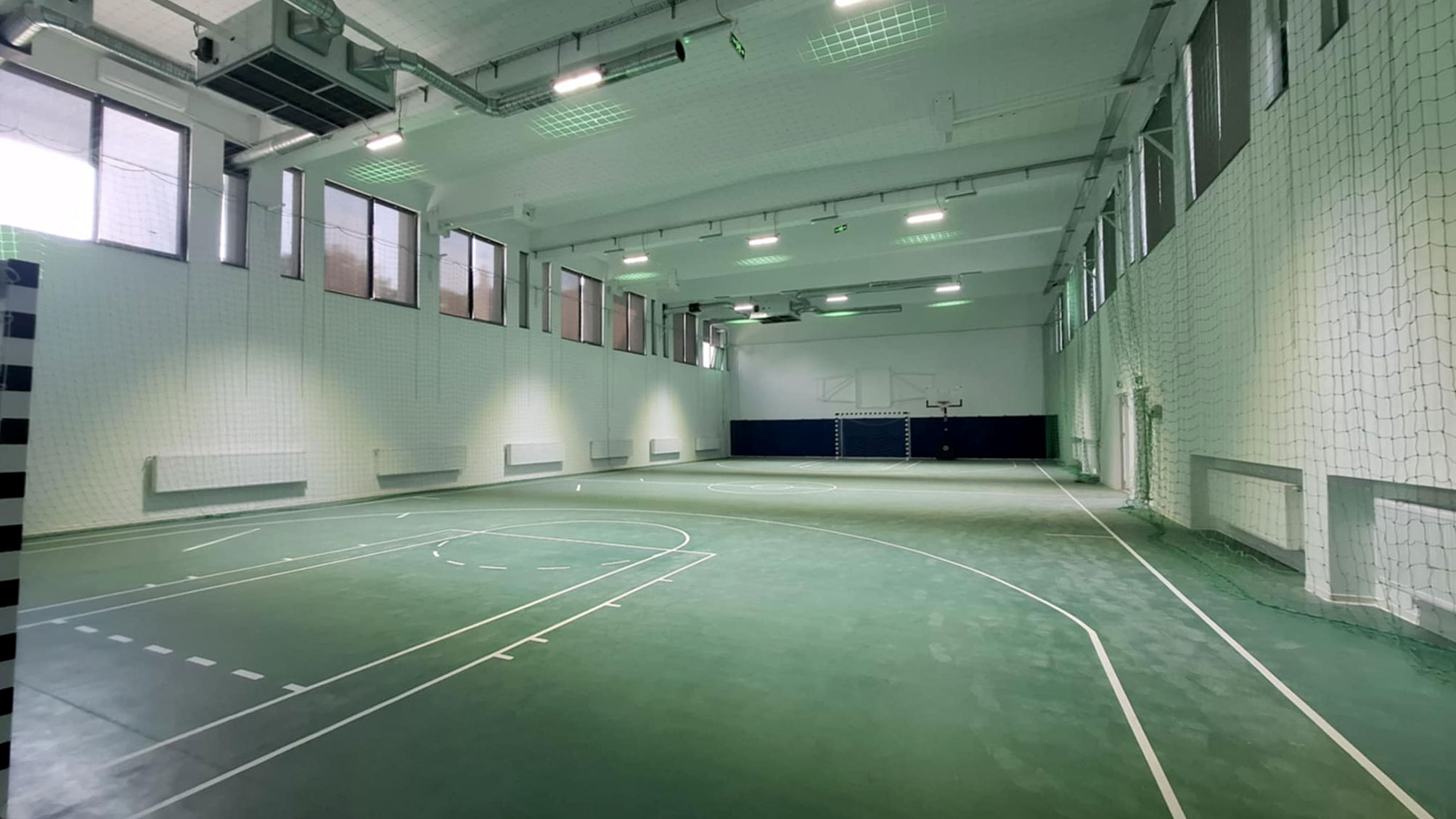 Lucrări încheiate la sala de sport a Liceului de Marină