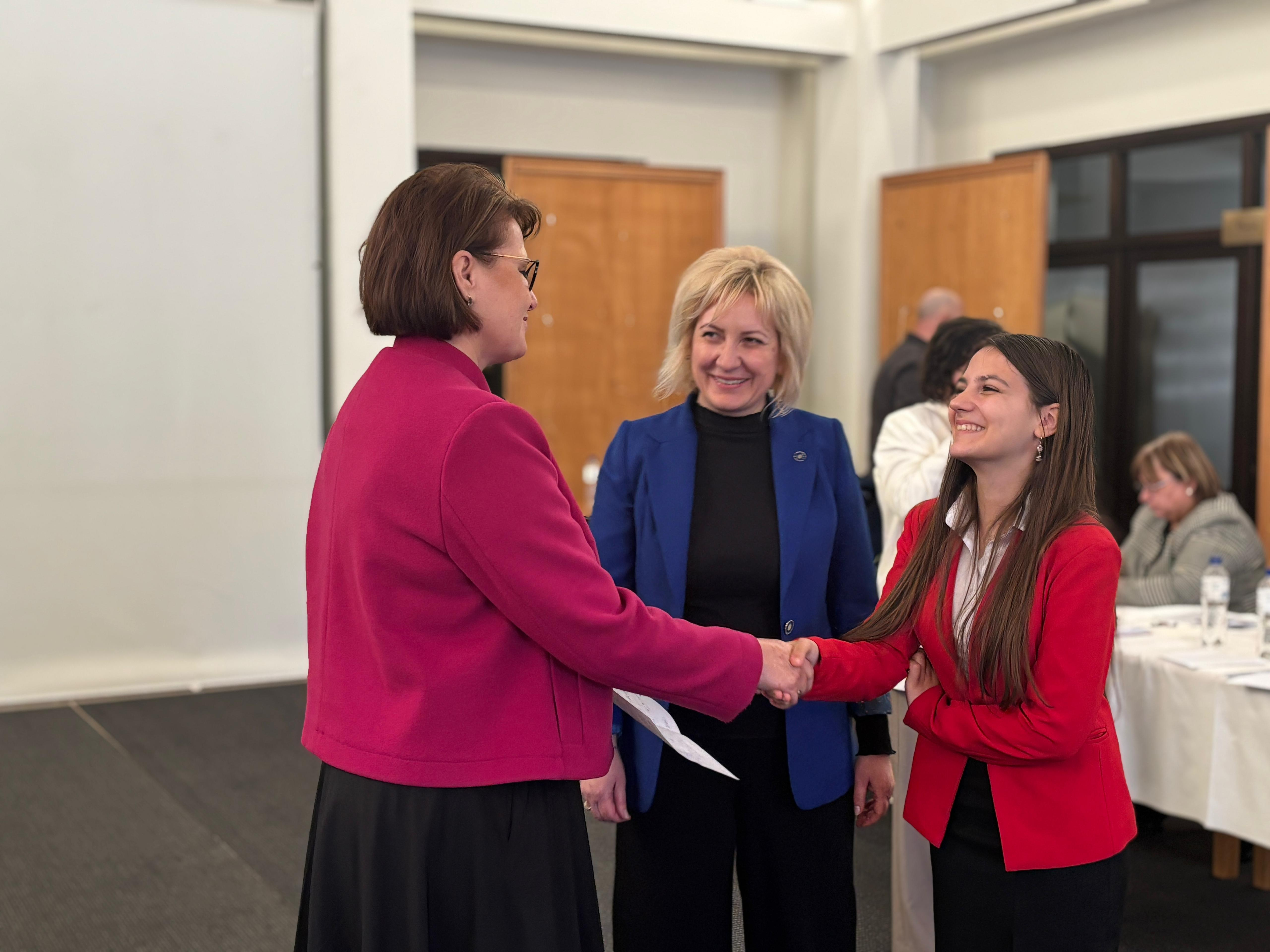 Elevă din Umbrărești, calificată la etapa națională a concursului „Made for Europe”