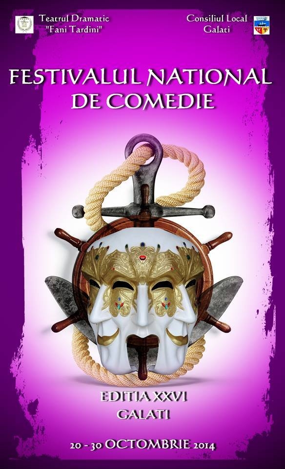 Luni începe Festivalul Naţional de Comedie la Galaţi. PROGRAMUL COMPLET, PE ZILE