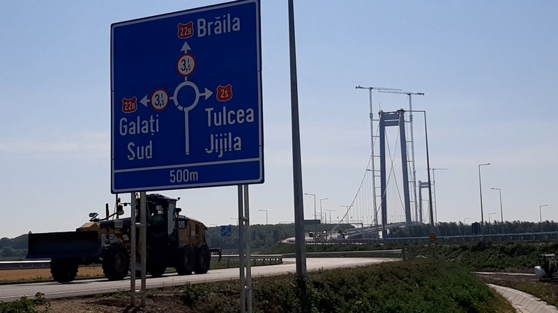 Podul peste Dunăre, pregătiri pentru marea inaugurare (VIDEO)