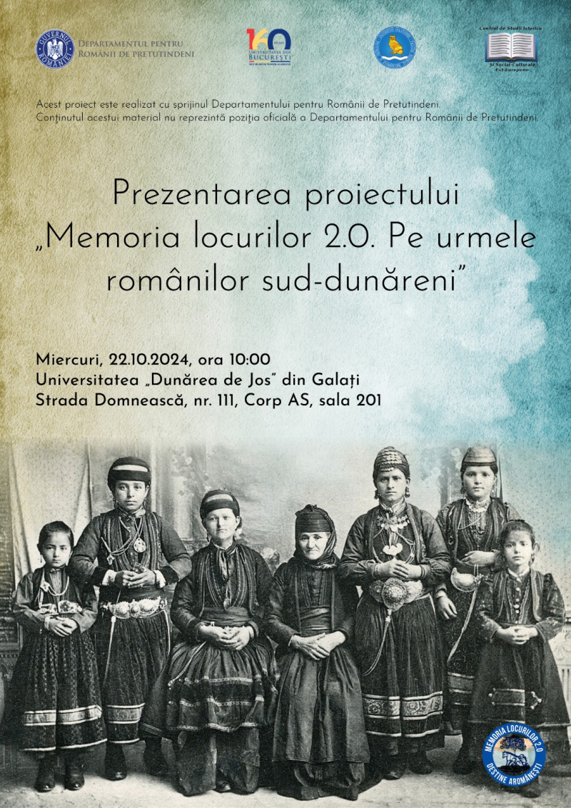 Conferinţă despre românii sud-dunăreni, la Universitate