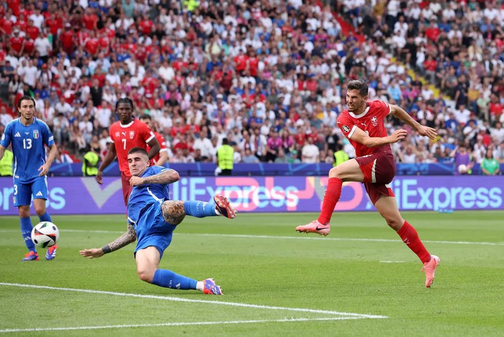 EURO 2024. Elveţia a învins uşor o Italie foarte mică