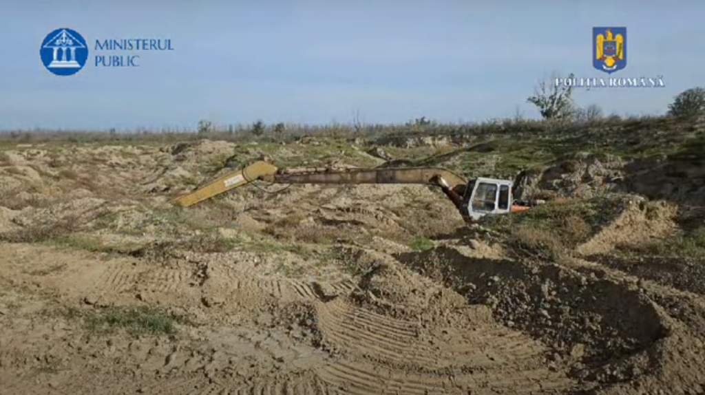 Patronul unei balastiere din Galați, acuzat de fraudă prin excavări ilegale (VIDEO)