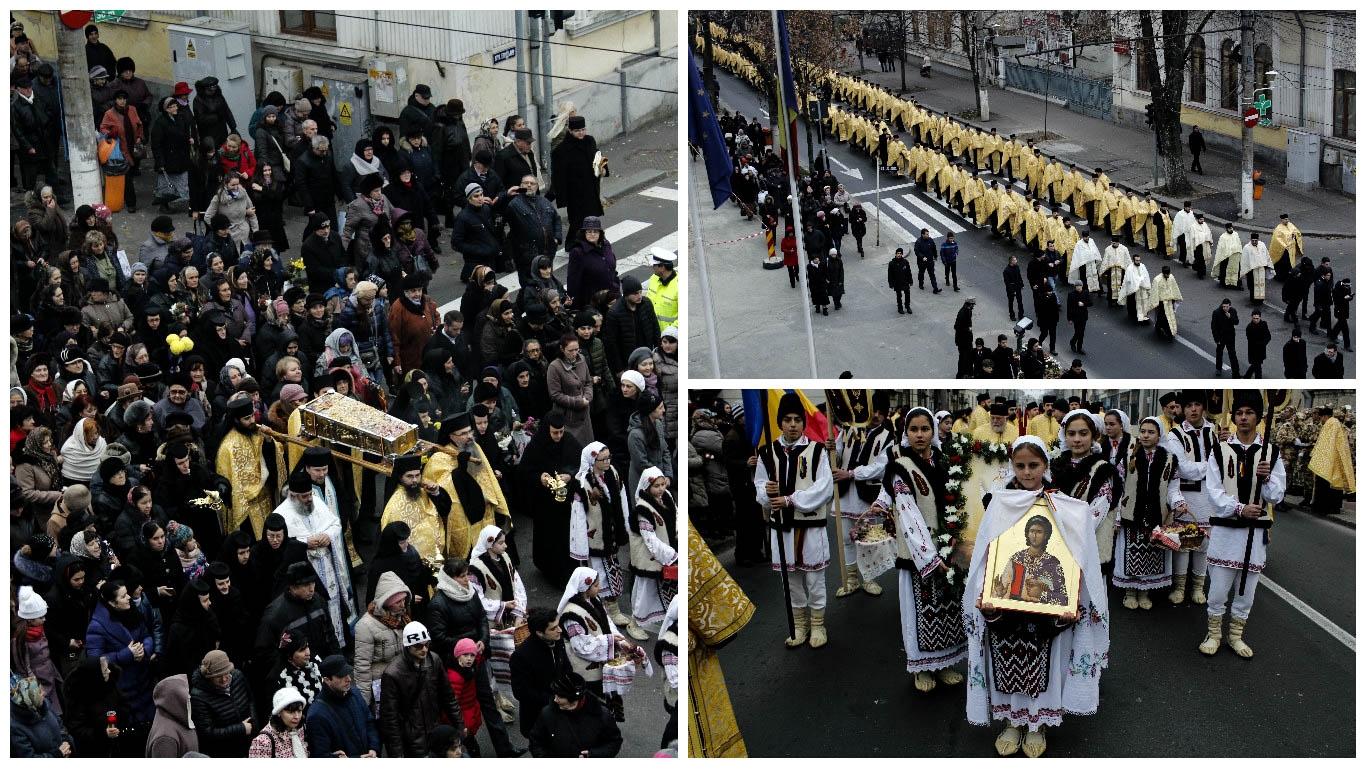 Gălăţenii au întâmpinat moaştele Sfintei Filofteia (FOTO)