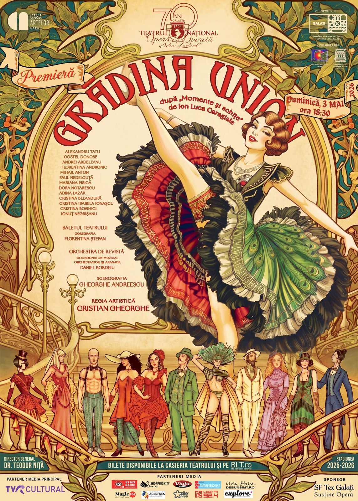 „Grădina Union”, premieră la „Nae Leonard” în acest weekend