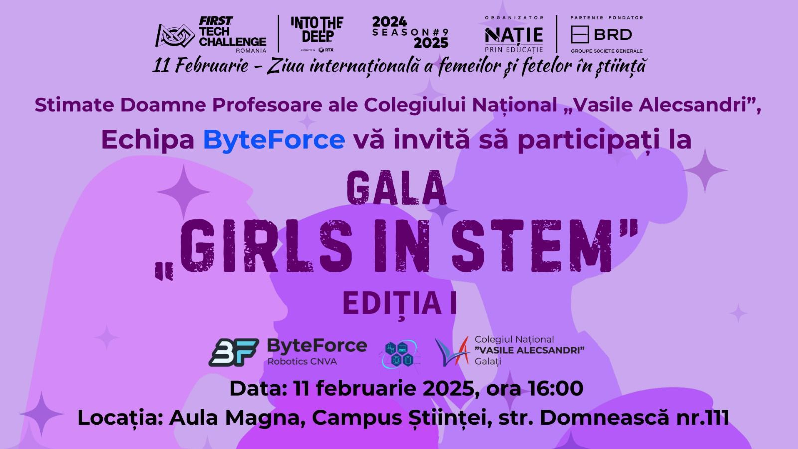 ByteForce susține egalitea femeilor și fetelor în știință