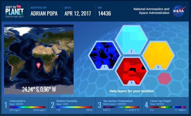 NASA le permite oamenilor să ”adopte” părţi din planetă