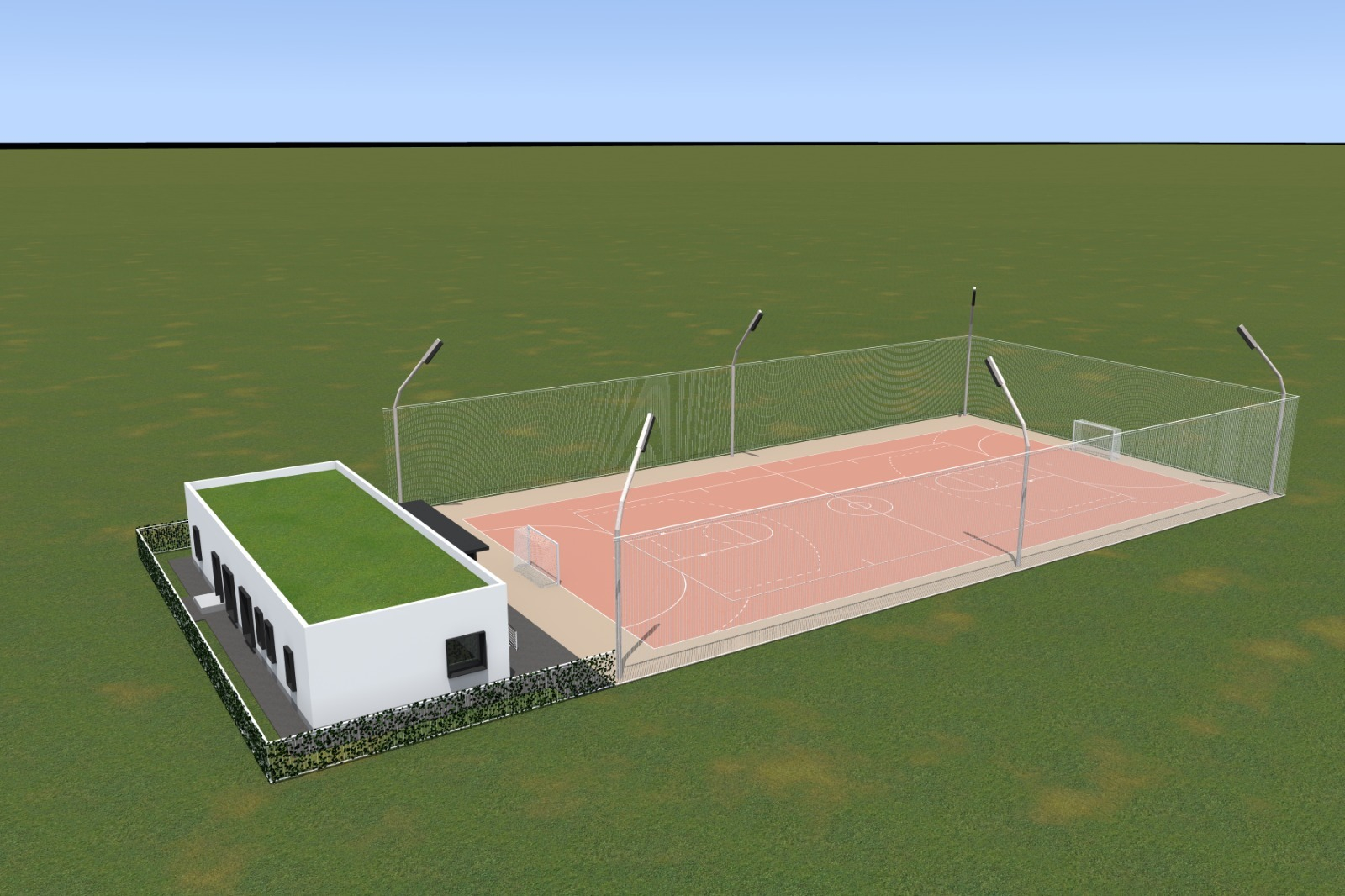 Sală de sport la Școala ”Constantin Gh. Marinescu”