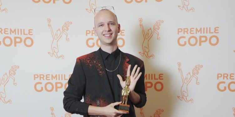 Actor la Teatrul „Maria Filotti” din Brăila, distins la Gala Premiilor GOPO