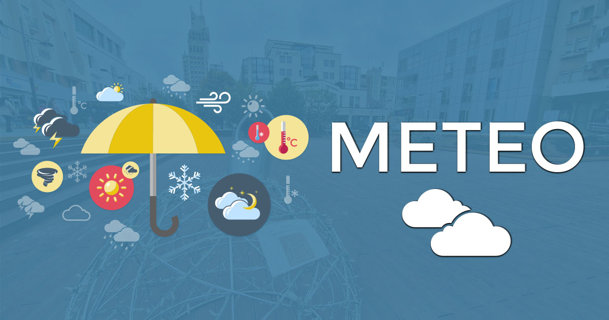 La noapte sunt posibile precipitaţii, potrivit prognozei meteo