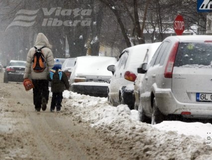 Vremea zilelor de cod galben de ger