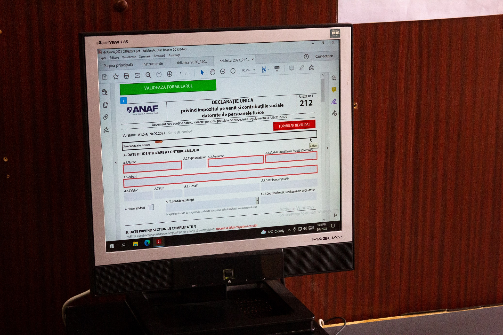 Se apropie termenul pentru depunerea declarației unice