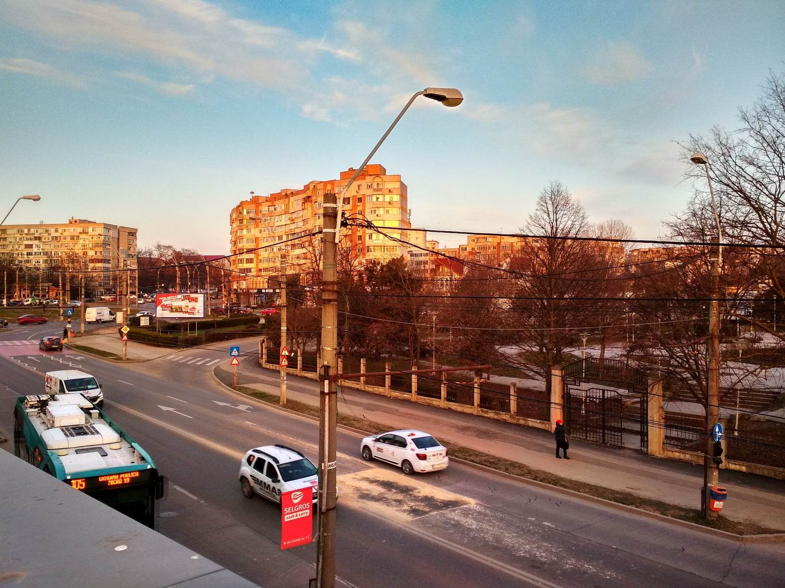 Tasare periculoasă pe strada Brăilei