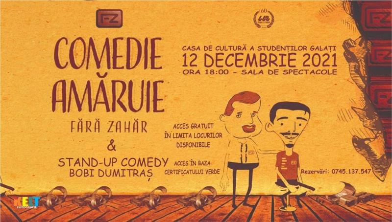 Stand-Up Comedy şi concert Fără Zahăr