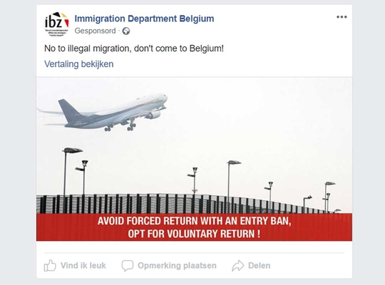 „Nu veni în Belgia”