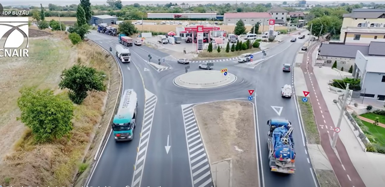 Giratorii noi pe centura Tecuciului. Inspecţie de la Direcția Regională de Drumuri și Poduri