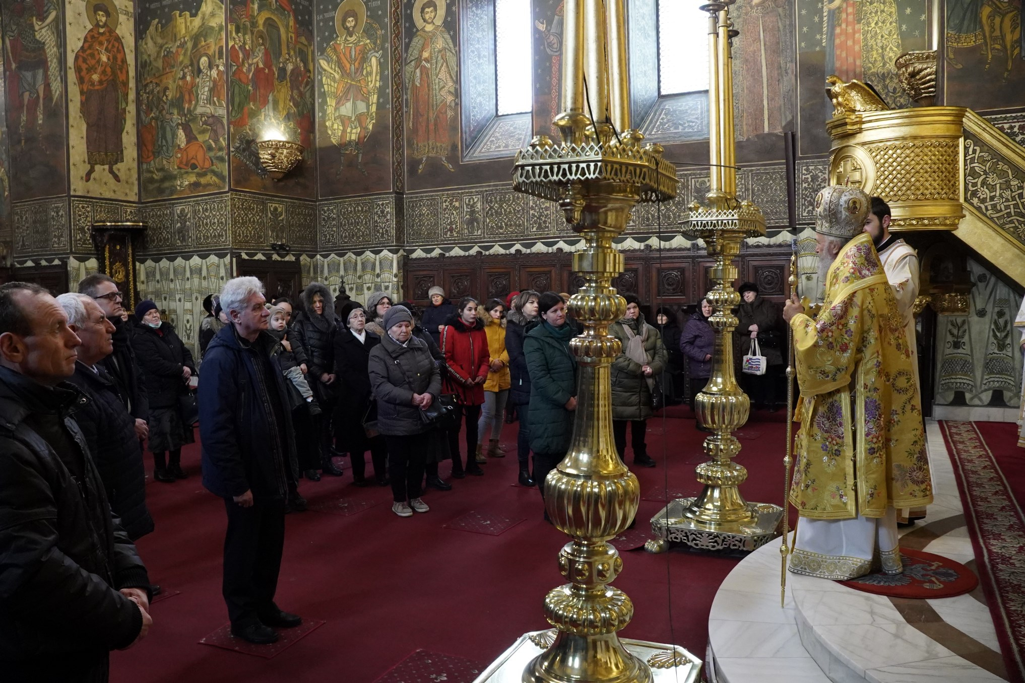 Slujire arhierească la Catedrala Arhiepiscopală Galați