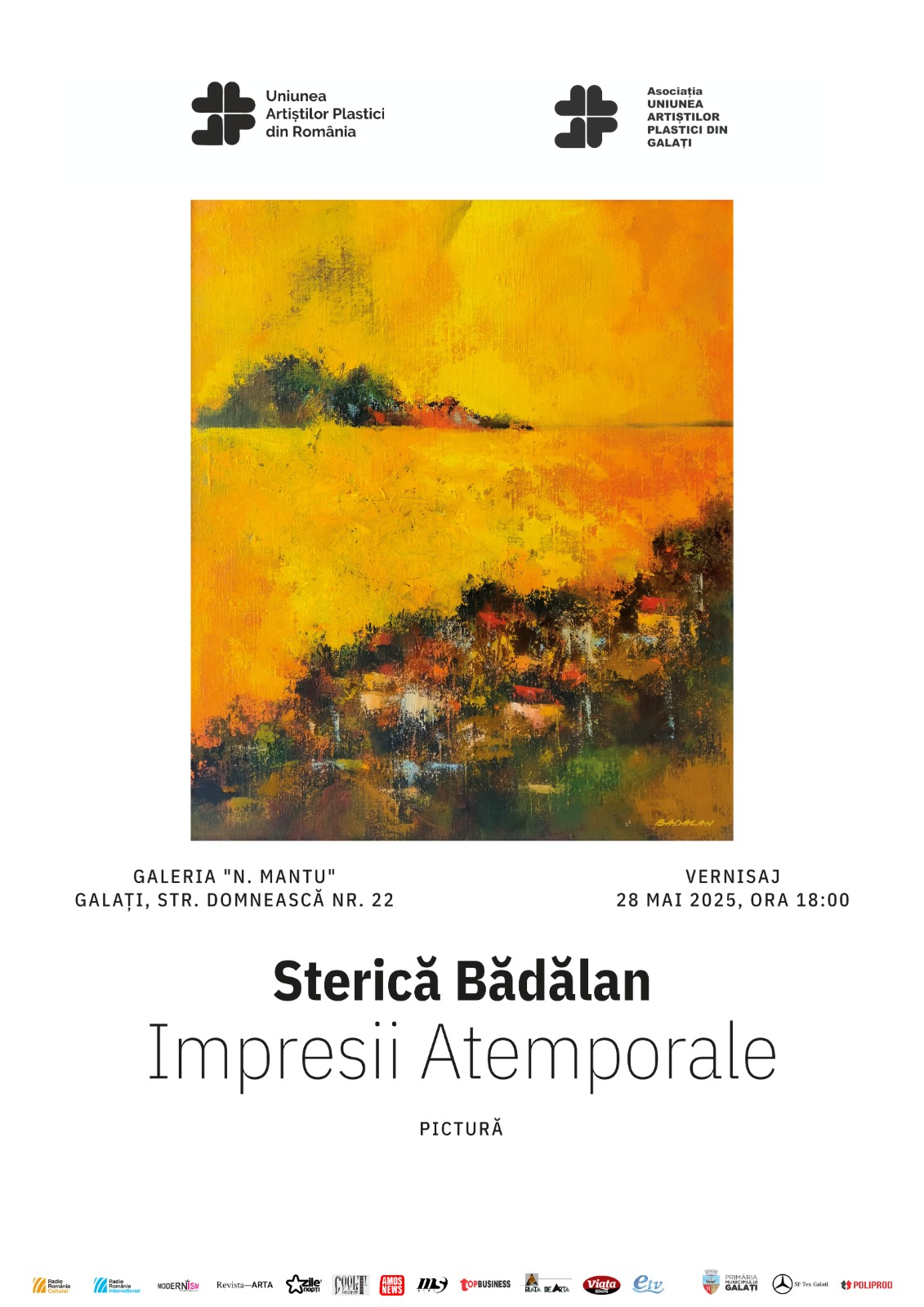 O nouă expoziţie a artistului Sterică Bădălan
